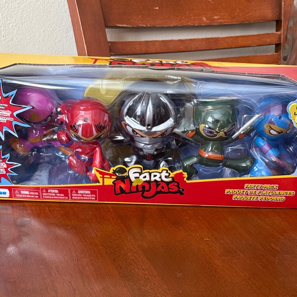 Fart Ninjas Action Figure Set - Multicolor